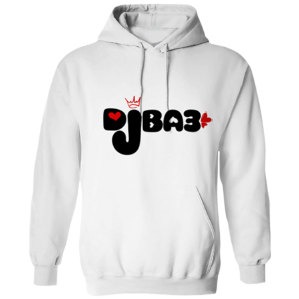 DJ BAE Logo White Hoodie