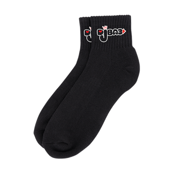 DJ BAE Black Logo Socks